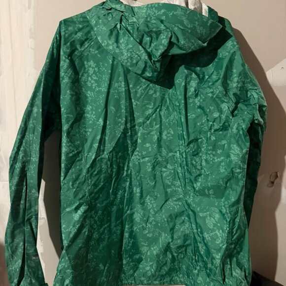 Eddie Bauer Green Rain Jacket size XL - Picture 7 of 8